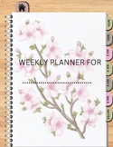 Hyperlinked Monthly Planner|Daily Organizer|To Do List|Dai