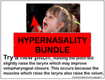 Preview of Hypernasality Bundle