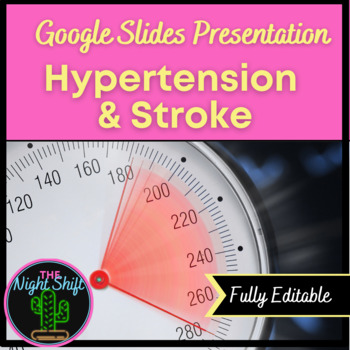 Preview of Hypertension & Stroke Google Slide Presentation