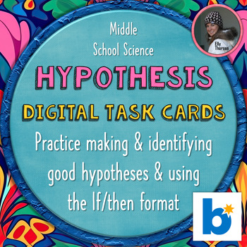Preview of Hypothesis Digital Task Cards for the Scientific Method on BOOM Learning