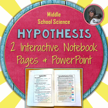 Preview of Hypothesis Interactive Notebook Pages and PowerPoint for the Scientific Method