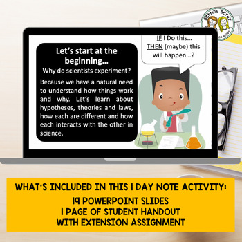 hypothesis scientific theory scientific law worksheet