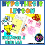 Hypothesis Lesson Interactive Notebook Pages and Mini Lab