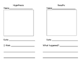 Hypothesis and Results - Recording Observations