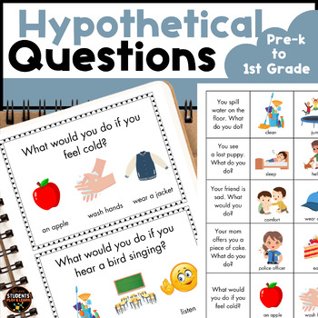 Preview of Hypothetical Questions Speech Therapy for Pre-k to 1st Grade