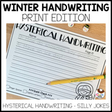 Winter Handwriting Pages - PRINT