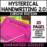 Hysterical Handwriting Worksheets Cursive | 2.0 Jokes & Giggles