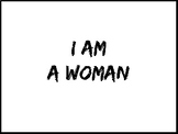 I AM A WOMAN MLK Rally Poster Classroom Bulletin Board Quote