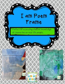 Preview of I AM POEM  FREEBIE