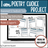 I AM POETRY CHOICE Project | Choose from FOUR templates! |