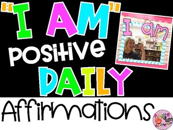 Preview of I AM! Positive Daily Affirmations