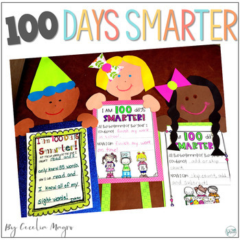 Preview of I Am 100 Days Smarter Craftivity for the 100th Day of School