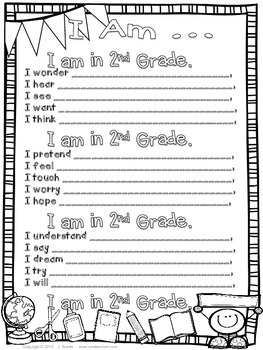 I Am A Back To School Poem by Runde's Room | TpT