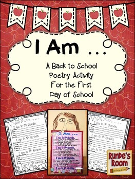 Preview of I Am ... A Back To School Poem