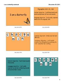 Preview of I Am A Butterfly, A first grade Trophies anthology