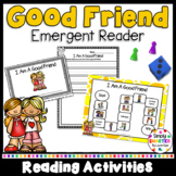 I Am A Good Friend Social Story Emergent Reader Book AND I