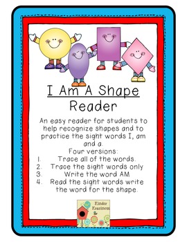 Preview of I Am A Shape Emergent Reader