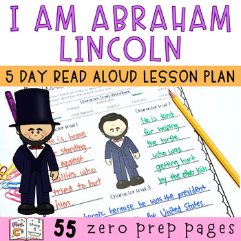 Preview of I Am Abraham Lincoln Read Aloud 5 Days of Lesson Plans and Activities