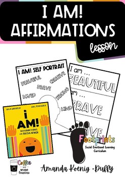 I Am! Affirmation Lesson and Bulletin Board by Coffee and Unique Learners