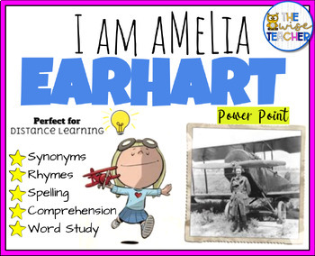 Preview of I Am Amelia Earhart + Digital Resources Reading Comprehension | Morning Work