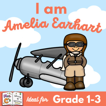 Preview of I Am Amelia Earhart Read Aloud & Activities | Women's History Month