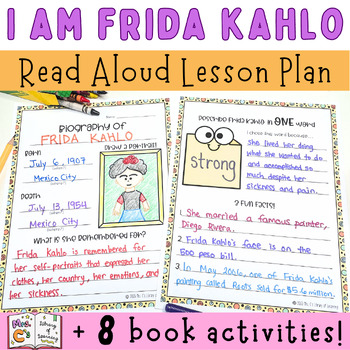 Preview of I Am Frida Kahlo | Women's History Month Read Aloud Lesson and Activities