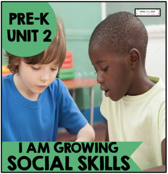 Preview of I Am Growing Social Skills:  A Pre-K Social Emotional Unit on Friendship