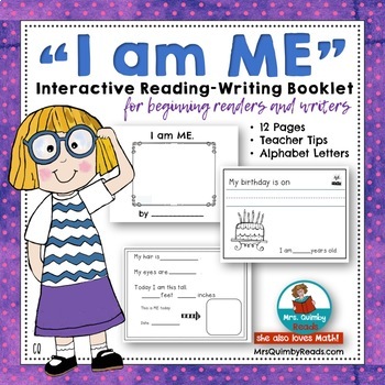 Preview of Getting to Know You Activity | I am ME | Beginning Writing