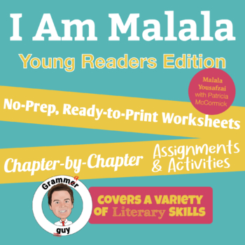 Preview of "I Am Malala" (Young Readers Edition) Chapter Assignments and Activities