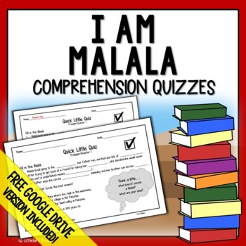 Preview of I Am Malala Young Readers Edition - Comprehension Questions