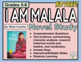I Am Malala: Novel Study- Digital and Print 