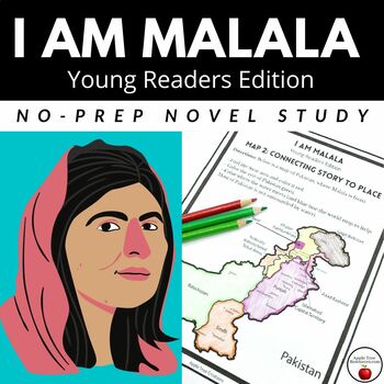 Preview of I Am Malala Novel Study - Young Readers Edition