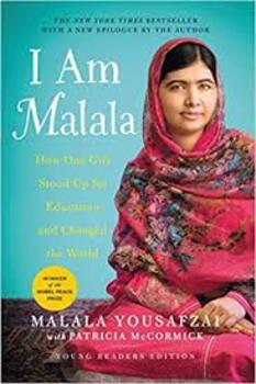 Preview of I Am Malala Visual Dictonary with Hyperlinked Resources