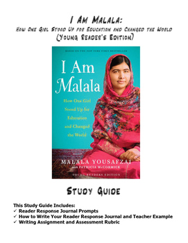 Preview of I Am Malala Young Reader's Edition Study Guide