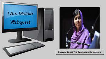 Preview of I Am Malala webquest