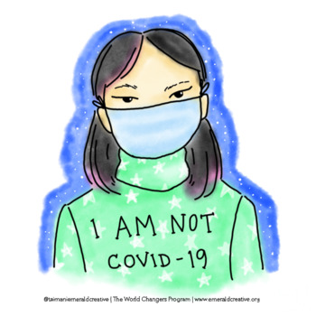 Preview of I Am Not Covid-19 Illustration