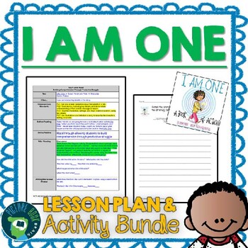 Preview of I Am One by Susan Verde and Peter H. Reynolds Lesson Plan and Google Activities