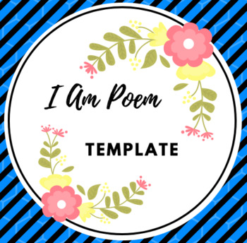 Preview of I Am Poem Template