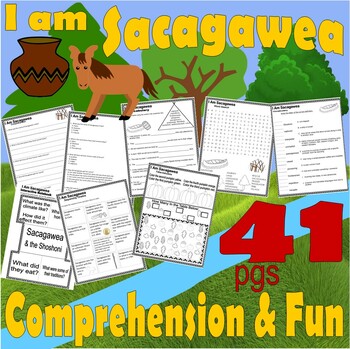 Preview of I Am Sacagawea Native American Indigenous People Book Study Comprehension Quiz