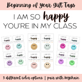 I Am So Happy You're In My Class - Beginning of Year Gift Tag