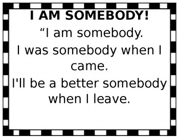 Preview of I Am Somebody Poster