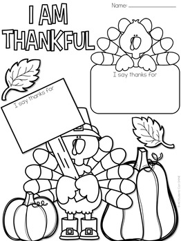 I Am Thankful - A Thanksgiving Class Book by All Students Can Shine