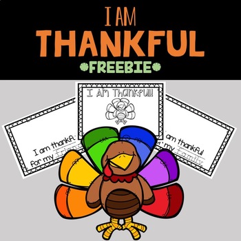 Preview of I Am Thankful *FREEBIE*