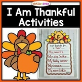 I Am Thankful For | Thanksgiving Activities | Practicing G