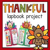 I Am Thankful For Turkey Lapbook | Thanksgiving Craft