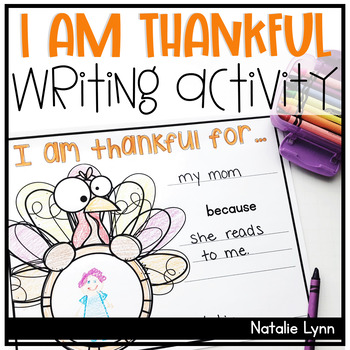 Preview of I Am Thankful For Writing