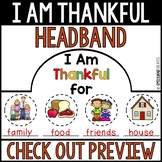 I Am Thankful-Thanksgiving Headband