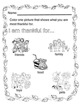I Am Thankful Writing Paper by Karina Lawrence TpT