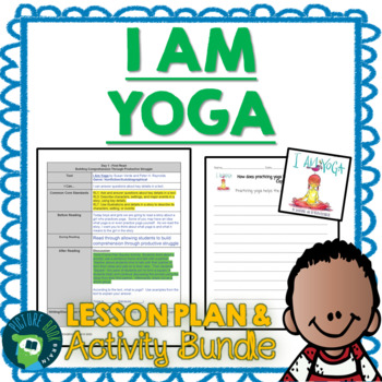 Preview of I Am Yoga by Susan Verde and Peter Reynolds Plan and Activities