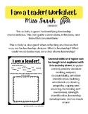 I Am a Leader! Activity Sheet